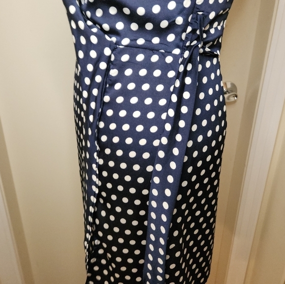 Retro polkadot wrap dress - Picture 7 of 12